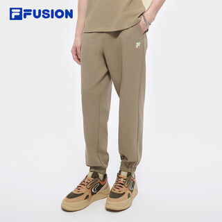 Fila fusion official fashion brand knitted trousers for men 2025 spring fashion loose cuffed casual pants