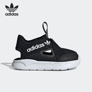 Adidas adidas 25th summer new baby boy clover casual slip-on toe-protecting beach sandals gx0864 21