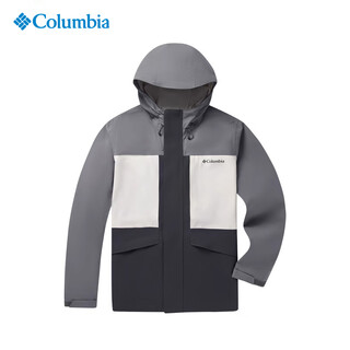 
Columbia single-layer jacket for men 25 spring and summer new outdoor waterproof windproof wear-resistant hooded jacket XE4839 012 S 170/92A