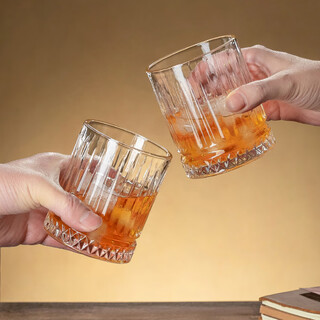 Genas whiskey glass home retro crystal glass wine glass set high-value creative ins beer glass bar