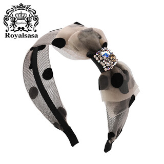 Royal sasa royal sasa hair accessories headband hair hoop women's pressed hairpin butterfly hairband coiled wide-brimmed headband hairpin head flower