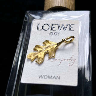 Chihuan light jewelry/italian seiko s925 silver plated 24k gold brushed paraiba love leaf pine cone pendant brushed gold leaf pendant (get rich overnight)