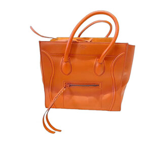 Hermes second-hand 99 new c celine black lychee leather smiley face bag hand-held shoulder cross-body women's bag c coach black hand-held one-shoulder cross-body women's bag 95 new smiley face bag hand-held women's bag