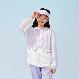 Asics children's clothing 2025 summer new upf50+ sun protection wear woven color block jacket for boys and girls 332251052314