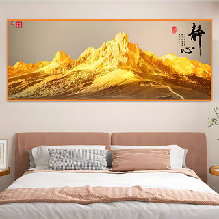 Back to jinshan living room bedroom bedside decoration painting self-adhesive wall sticker painting room sofa background wall wallpaper sticker jingxin jinshan 180*60cm print border