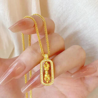 Hunter k gold butterfly necklace women's tassel 750 clavicle chain pendant valentine's day gift for girlfriend pixiu