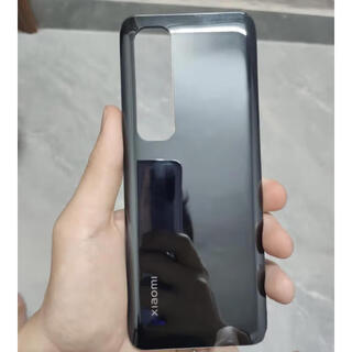 I suitable for xiaomi 10s back cover original disassembly xiaomi 10s original glass case original battery cover mobile phone back case xiaomi 10s back cover black new back cover