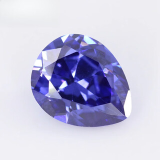 Dl 1998 fat donglai quality tanzanite sapphire loose stone pear-shaped ring face drop-shaped zircon blue zircon cz diamond 2*3mm