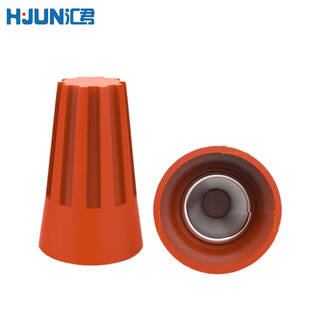 Huijun terminal block terminal cap closed terminal nylon crimp cap closed terminal spring spiral nipple terminal p3 500 pcs/package