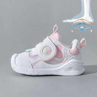 Genuofu genuine 2025 spring new casual non-slip toddler shoes for boys and girls, versatile soft soled infant and toddler functional shoes k96 pink upgraded model with soft arch support 22 memory 15.3 foot length 14.2-14.7