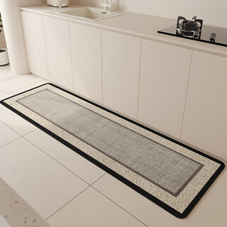 St. valentine long kitchen floor mat, non-slip, oil-proof, wipeable, washable, absorbent mat, doorway, stain-resistant foot mat, home use, wuyue, water-absorbent, non-slip, 45 120cm, 90% suitable for kitchens