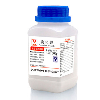 Sinopharm potassium bromide analytical pure ar chemical reagent spectral pure laboratory aquaculture south american shrimp water transfer tianjin (ar analytical pure) 500g