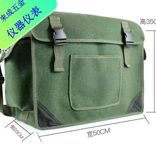 Shantou lincun construction site tool bag thickened canvas wear-resistant large repair hardware tool satchel water and electricity canvas bag thickened and strong upgraded extra thick extra large green buckle 50 points 20 points 35