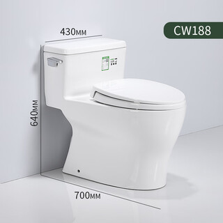 TOTO马桶CW886B连体喷射虹吸式节水静音缓降防臭家用坐便器CW188B CW188马桶【入户+安装】 400
