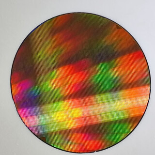 Crystal cpu wafer wafer photolithography integrated circuit chip semiconductor silicon wafer teaching science test 8-inch free bracket