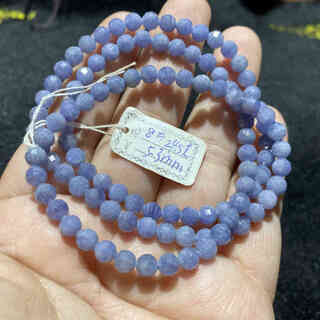 Shiyi natural crystal bracelet three-circle bracelet jewelry gift beads round bead long chain amethyst morganite moonlight variety tanzanite