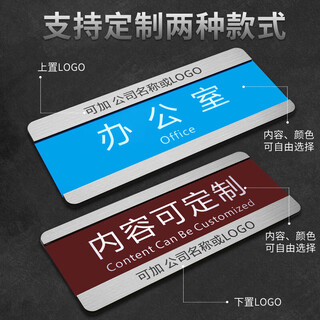 Aimohui office house number conference room logo replaceable department brand acrylic pull-out 28*12cm