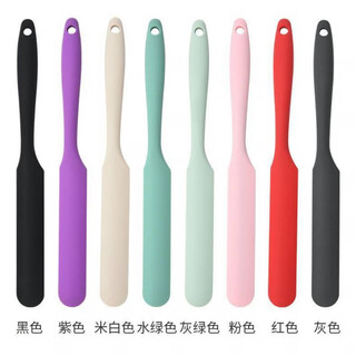 Chaosihui silicone spatula long jam spatula baking high temperature resistant all-in-one kiss knife food grade milk powder stirring spatula butter 60 or less 12cm12cm 1 color random can be noted