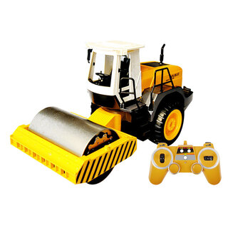 Double eagle double eagle e522 children's remote control road roller toy charging remote control engineering vehicle model road repair truck boy large double eagle e522 road roller