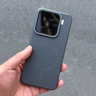 Mianyang titanium gray magsafe strong magnetic wireless charging suitable for xiaomi 17 mobile phone case 15pro frosted high-grade cement gray 14/13 business luxury ultra-thin acrylic fine circle magnetic suction charcoal gray soft pc xiaomi 15