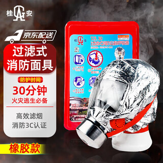 Guian gas mask fire mask anti-smoke fire mask escape filter fire self-rescue respirator tzl30