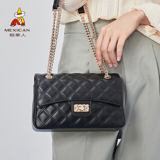 Scarecrow bag women's bag 2025 new style shoulder crossbody bag light luxury rhombus chain bag birthday gift for girlfriend and wife