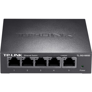 普联（TP-LINK）5口全千兆钢壳交换机 企业级交换器 TL-SG1005D  32只装