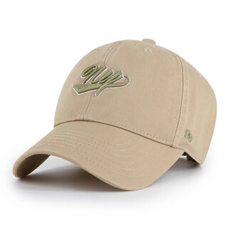 Lackpard baseball cap women's autumn and winter fashion new pure cotton soft top peaked cap enlarged and deepened khaki color one size