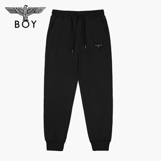 Boy london autumn and winter couple style trousers letter fashion casual leg drawstring black sports pants n15011 black xs