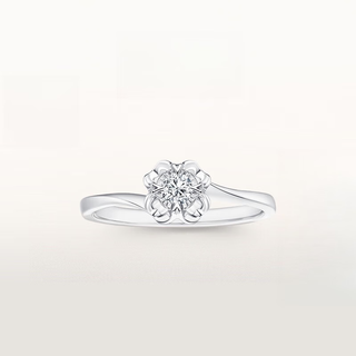 Ouyin believe snow kiss classic proposal diamond ring diamond ring k gold snow kiss 6 points h color si1+ love direction pair ring