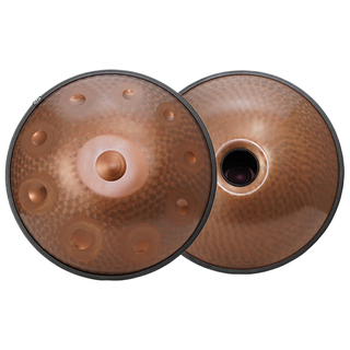 白龙吟handpan高端灰烬钢手碟不锈钢D小调空灵治愈打击乐器初学一步到位 10音-灰烬钢-金色龙鳞 10音-5天内发货