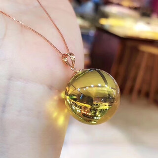 Shuque dominican blue amber pendant water purified mexican blue amber sweater chain amber beeswax necklace large particle 22mm female blue amber 20mm