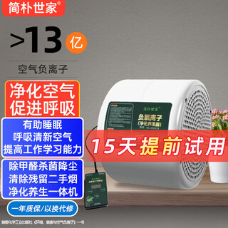 Simple family small particle size ecological household pure negative ion generator negative ion air purifier pet deodorizing toilet toilet deodorizing purifier sterilization household disinfection machine 13 negative ion air purification and health all-in-one machine milky white power pen
