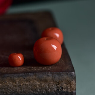 Knock knock love coral old type barrel bead bracelet clavicle pendant silent orange diy rudraksha ornaments beads old type 8 8mm single