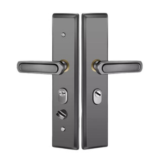Jieyunmao anti-theft door lock complete set household anti-theft lock lift-back lock entry door lock iron door room lock machine 35 single and double active adjustable panel handle without lock 35-50mm universal type with key