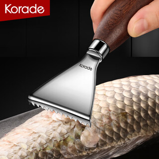 Korade verdickter fischschuppen-artefakt aus 304 edelstahl, haushaltsfischschuppen-entfernung, fischschuppenhobel, fischtötungswerkzeug, messer, manueller schuppenschaber, verdickter fischschuppenhobel aus 304