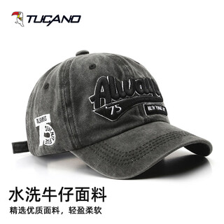 Woodpecker (tucano) hat men's trendy denim warm baseball cap winter outdoor sports korean style peaked cap versatile cold-proof cotton hat