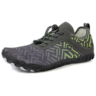 Tibetan american era surfing beach shoes men's paddle board rowing dragon boat paddling shoes wake swimming diving shoes thick-soled river tracing shoes black and green 42