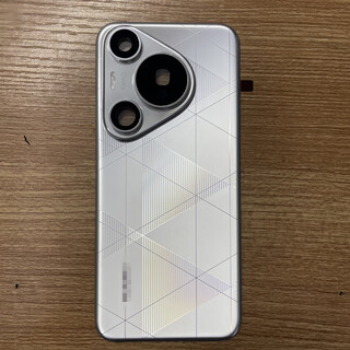 P suitable for huawei 70 original glass back cover 70pro battery cover 70pro + rear screen back shell rear shell pure original pura70pro + light silver real disassembly machine 98-99