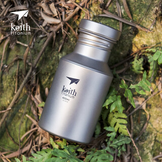 Keith titanium kettle outdoor sports practical water cup healthy portable boiling water insulated titanium kettle - event ti3030+ with original pot cover 400ml 400ml