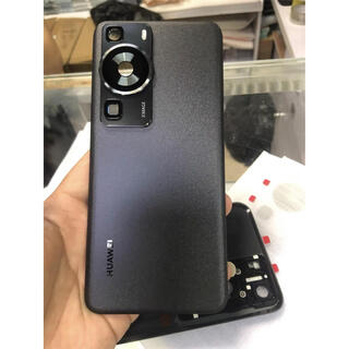 Suitable for huawei p60 original disassembly back cover, p60pro original glass battery cover, p60art mobile phone case, p60 feather sand black 99 new original back cover