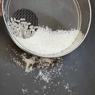 Magic beans shenghuo sieve sieve rice sieve sponge cake sieve sieve buckwheat husk sieve sesame sieve household ultra-fine baking flour sieve diameter 20 cm 12 mesh fat round rice buckwheat husk