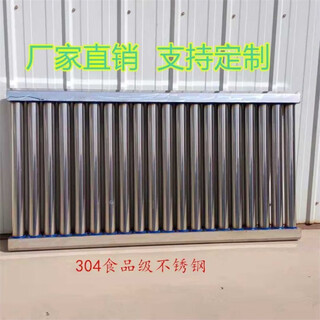 Qinkai household stainless steel radiator stainless steel radiator central heating wall-mounted white steel radiator center distance 16 columns length about 1 meter 600mm