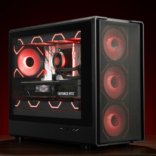 Peninsula iron box (pado) w6 black mesh mesh cooling chassis (supports matx motherboard/glass side penetration/steel mesh panel/independent power supply compartment/dust filter/supports 4080 graphics card) black