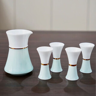 Meng yier draws inferences about other cases, chinese style light luxury celadon sake cup, ceramic antique household spirits cup, wine cup, wine cup, best friend carton style