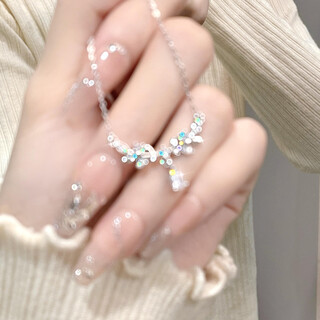 Oemg hong kong jewelry laurel goddess pt95 platinum necklace 18k gold pendant for girlfriend birthday gift laurel goddess gold