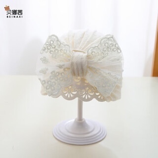 Benasi baby hat spring and autumn thin baby girl indian hat fetal hat infant summer fontanelle hat princess fashion bow-yellow 3-18 months (40-48cm)