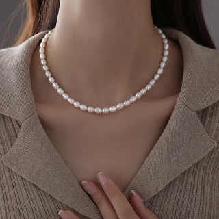 Idel freshwater pearl necklace for women, high-end and light luxury, new clavicle fashion accessories, birthday and valentine's day gift for girlfriend, exquisite gift box, freshwater pearl necklace l1929