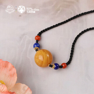 Potala palace orphan beeswax pendant lapis lazuli transfer bead necklace men's and women's colorful treasure ornament birthday gift for the year of the life