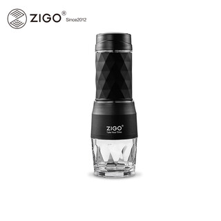 Zigo portable hand pressed coffee machine camping travel coffee machine national supplement texture black